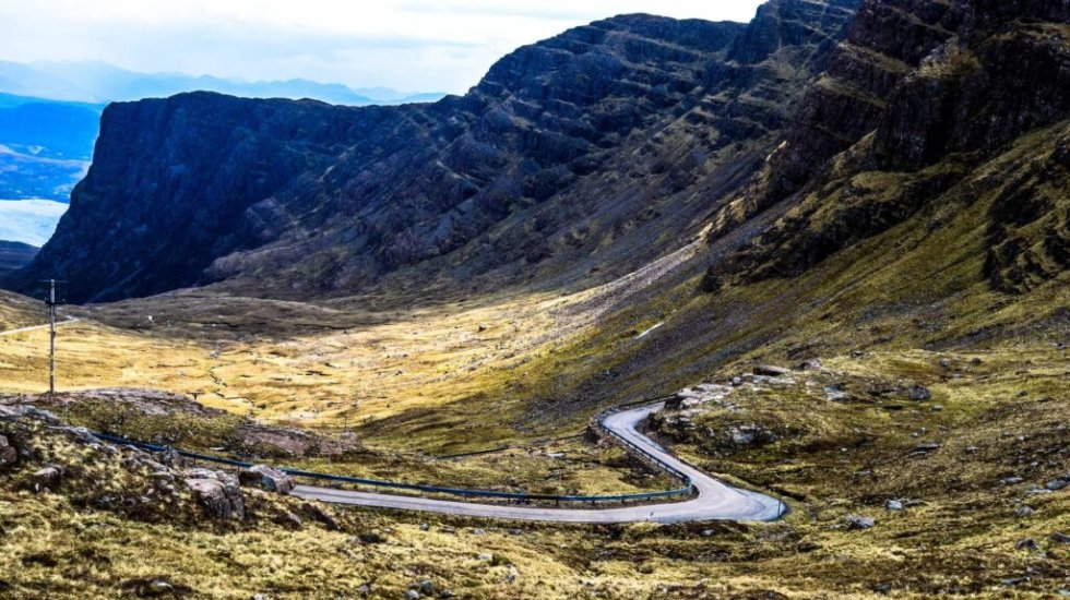 Bealach Na Ba, Applecross, Scotland (626m/2054ft) 