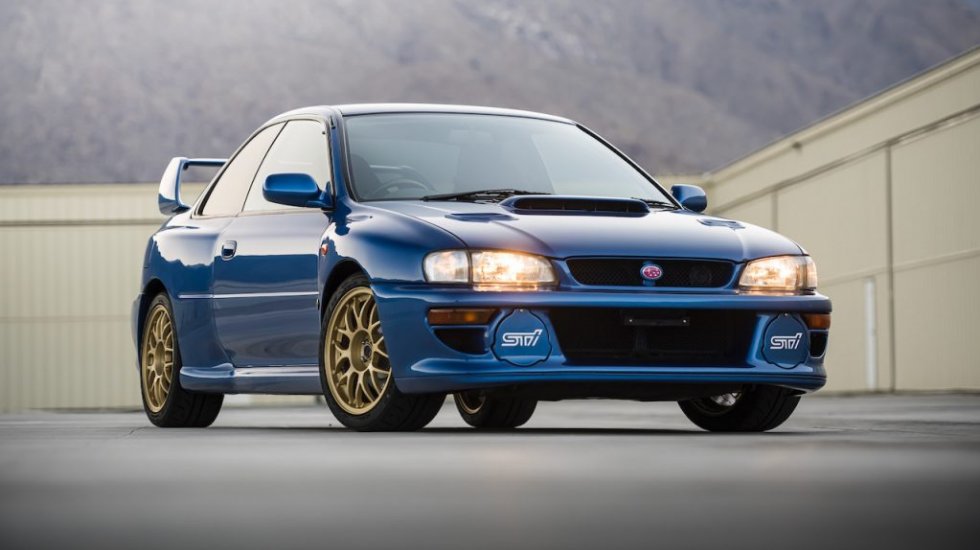 Japanese superstar: 1998 Subaru Impreza STi 22B, $317,555 (£240,000)