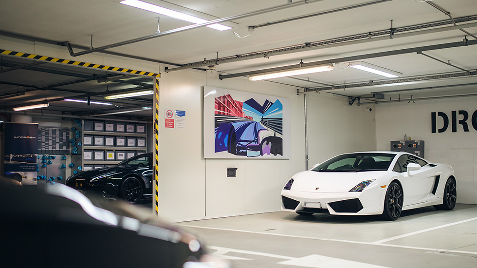 Lamborghini car storage