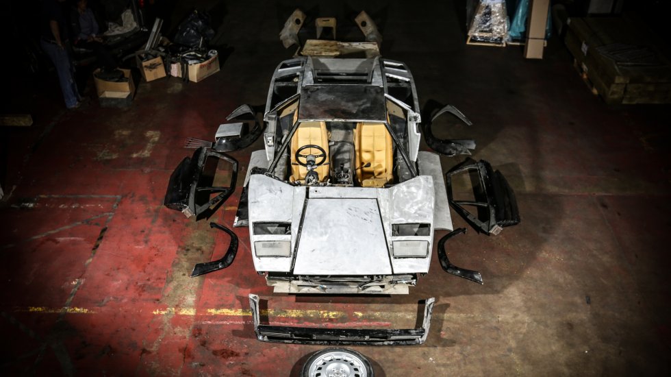 Restorer’s dream: 1982 Lamborghini Countach LP500S, £257,600 