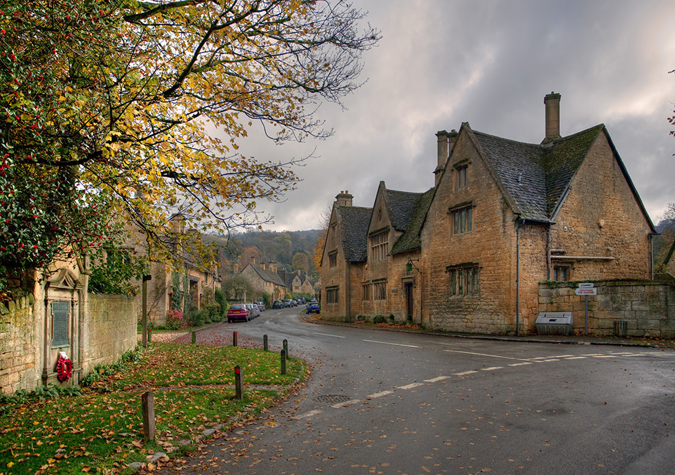 Scenic village in the Cotswolds